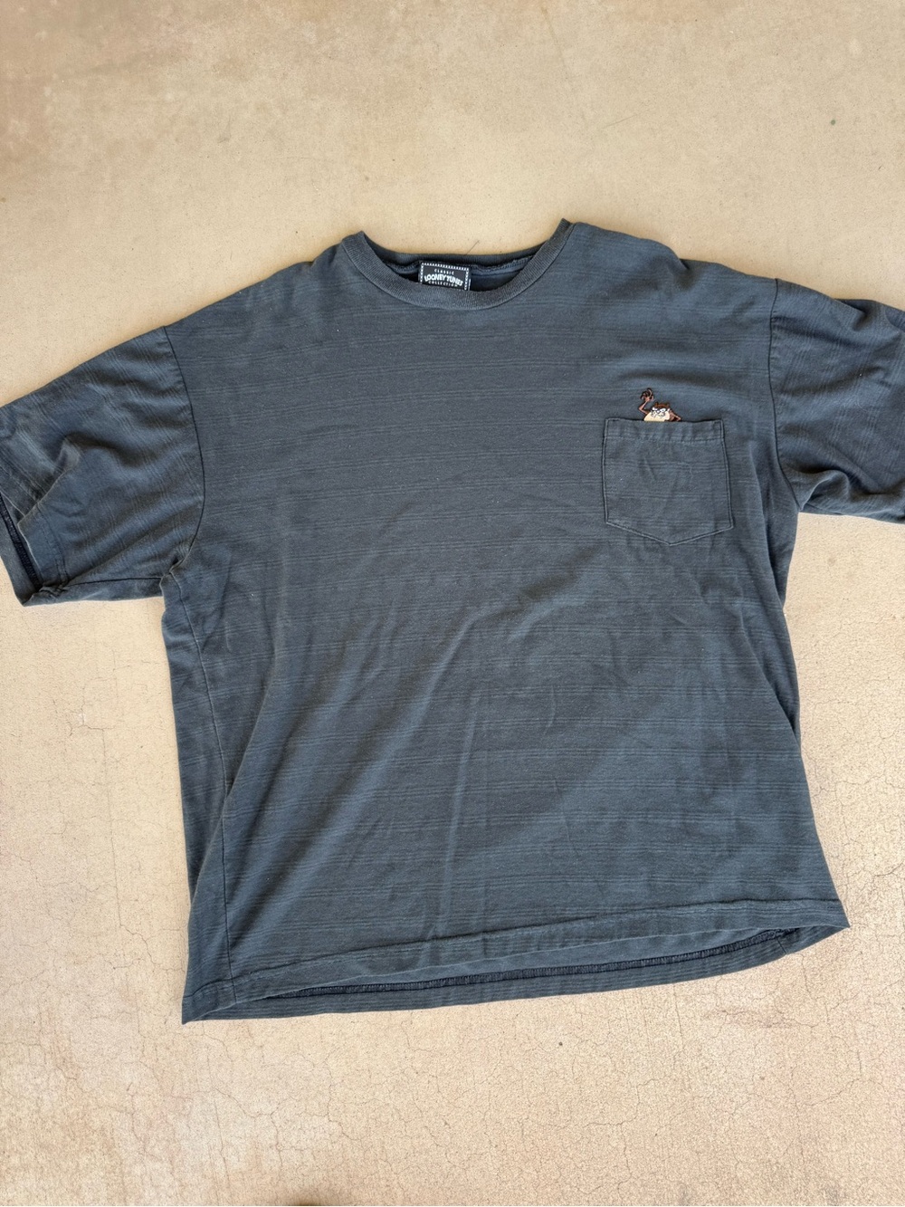 Vintage Looney Tunes Taz Pocket T-Shirt – Size Large
